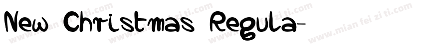 New Christmas Regula字体转换
